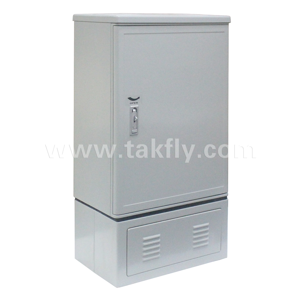 Waterproof IP65 144 Cores Fiber Optic SMC Outdoor Cabinet