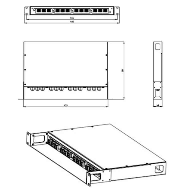 Fiber Optic Cable Joint Machine Price Switch Hub Splice Tray