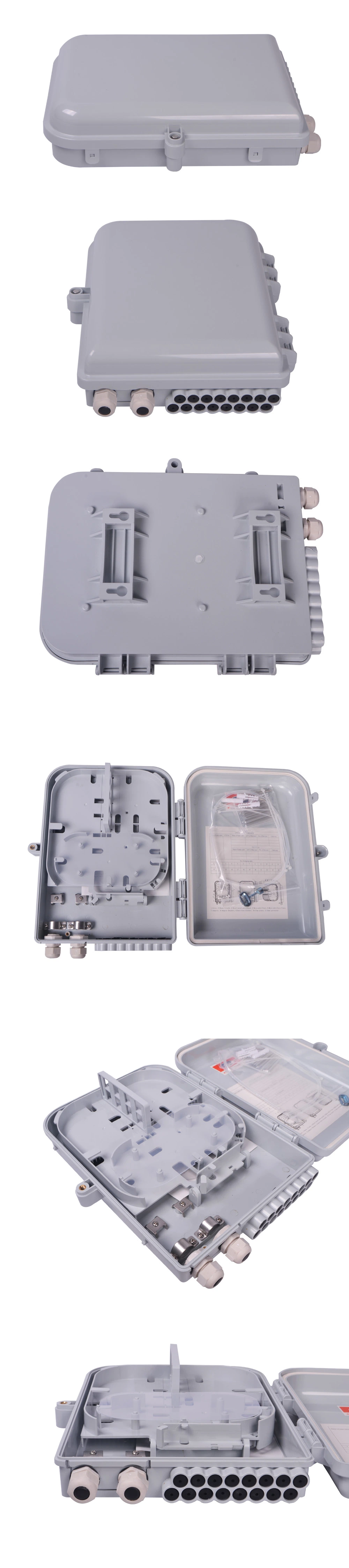FTTH 16 Ports Splitter Fiber Optic Distribution Termination Box with 1X16 Cassette Splitter