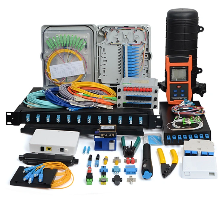 Fiber Optic 12 Cores with 12 Sc Upc Adapter Fiber Optic Splice Tray