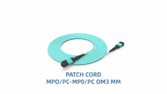 Cavo patch in fibra ottica con ponticello duplex multimodale 50/125 Om3 Connettore da LC a LC