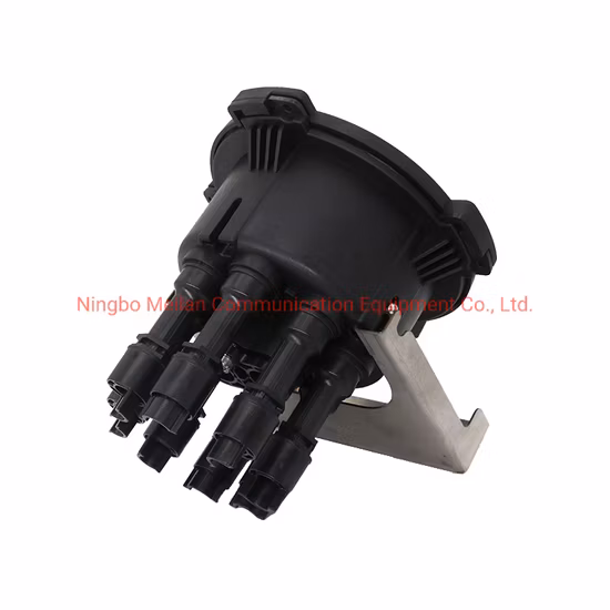 Chiusura di giunzione in fibra ottica con connettore impermeabile a 8 nuclei a cupola rotonda per uso sul campo