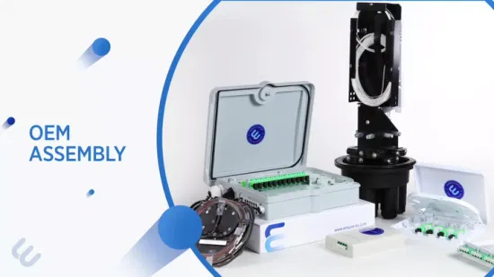 Scatola terminale in fibra ottica ABS impermeabile per esterni 1X4, 1X8, 1X16 per scatola di giunzione per reti di telecomunicazioni FTTH CATV